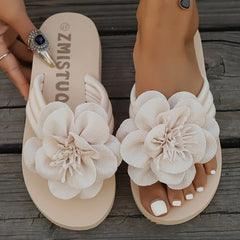 Women's Floral Flip-Flops Casual Summer Slide