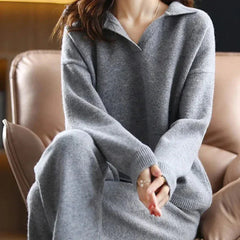 Paige | Women’s Winter Two Piece Lounge Outfit Set
