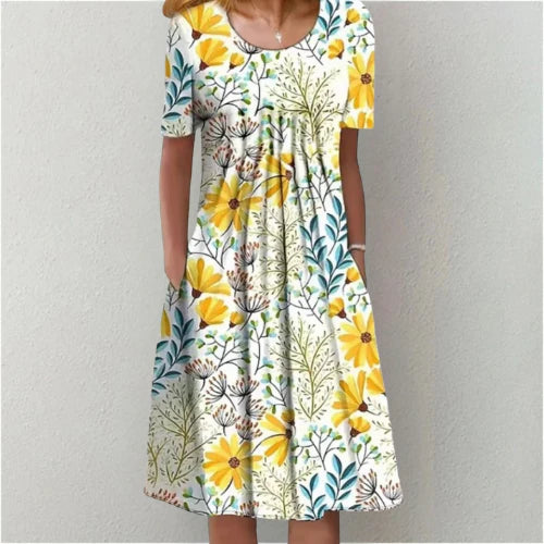 Faye | Cotton Tummy Coverage Dress