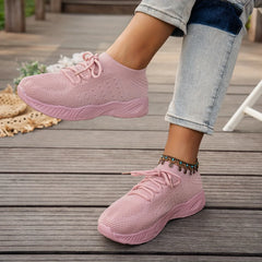 Women's Breathable Low-Top Lace-up Sneakers