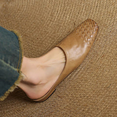 Helma Genuine Leather Mules