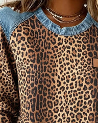 Women’s Fleece Sweatshirt Winter Cotton Blend Casual Pullover
