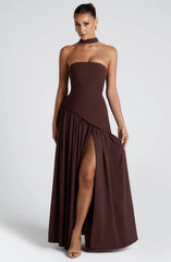 Kalinda - Crimson Allure Dress