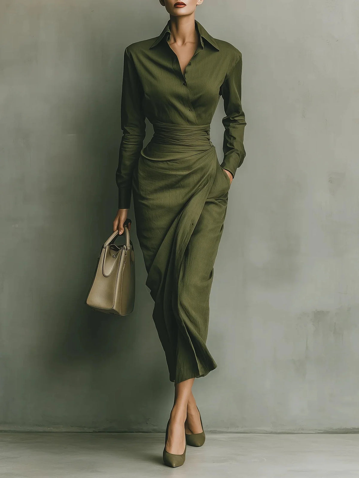 Eva | Cotton Blended Maxi Dress