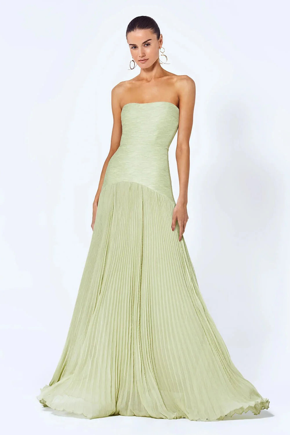LETHEREN - EVERGREEN ELEGANCE MAXI DRESS