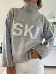 Amanda | Retro Turtleneck Ski Sweater