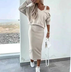 Madison | Women’s Off-Shoulder Top With Skirt