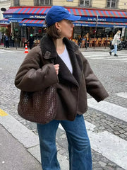 Harriet® | Oversized coat with teddy lining
