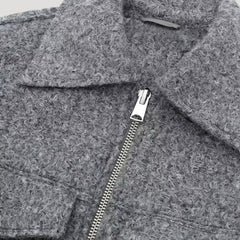 Claire  | Winter Zip Front Cropped Women Jacket