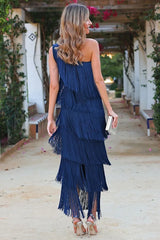 AVIV - HALF SHOULDER DRESS