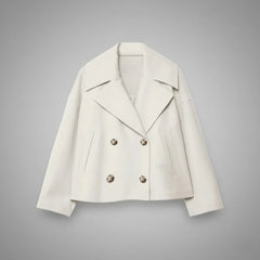 Georgia | Classic Double Button Short Jacket for Women
