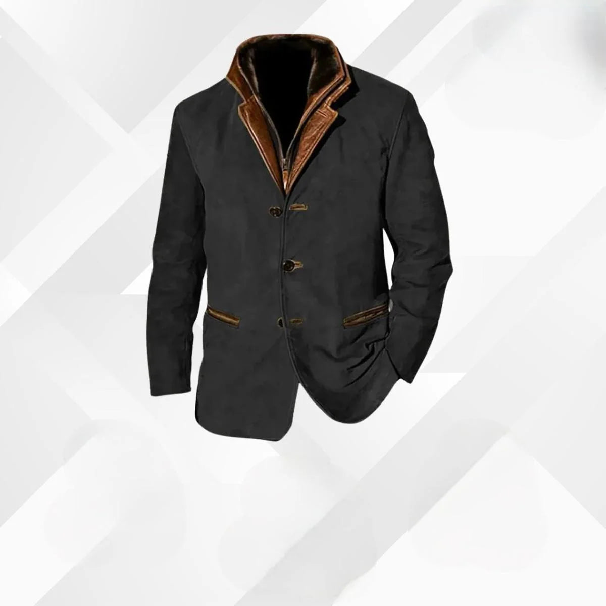 Kyle | Men’s Classic Button-Up Warm Jacket