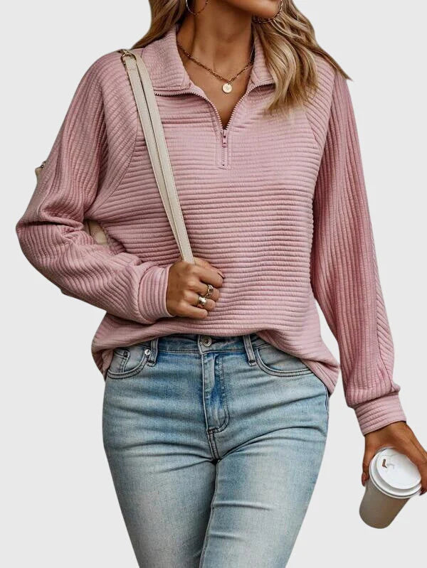 Abigail™ | Elegant Sweater with Zipper