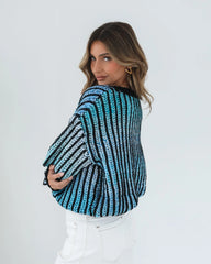 Daleena Knit - Blue Multi