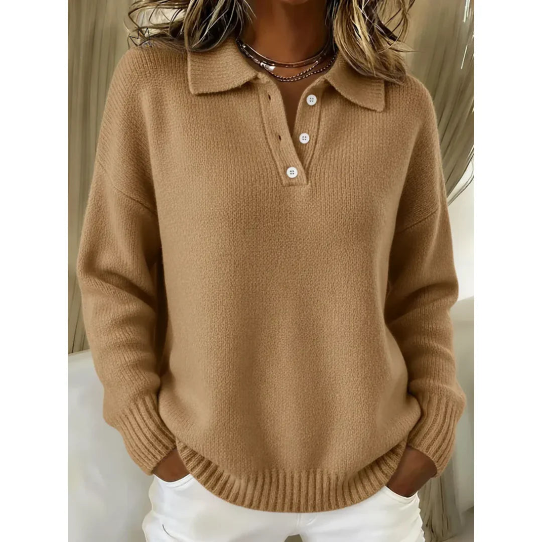 Healen - Knit Polo Sweater