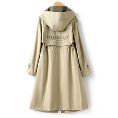 Noa | Women's Trench Coat with Hood for Winter