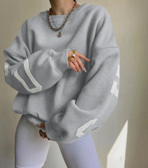 Women's fleece crewneck sweatshirt
