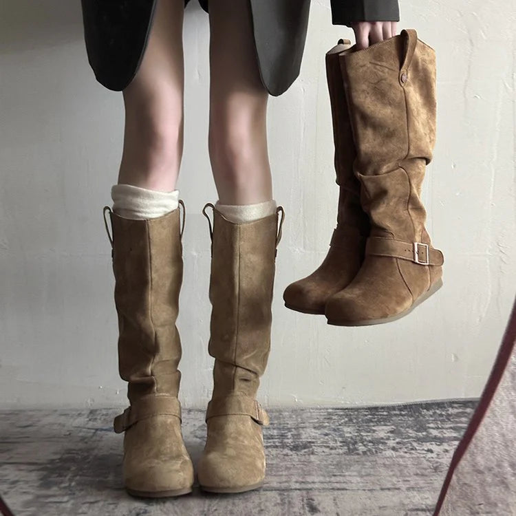 Mya - Flat Sole Orthopedic Boots