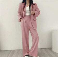 Hailey | Women’s Tailored Suit Set with Long Blazer