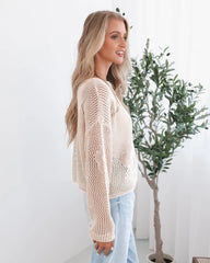 Pacino Knit Top - Oat