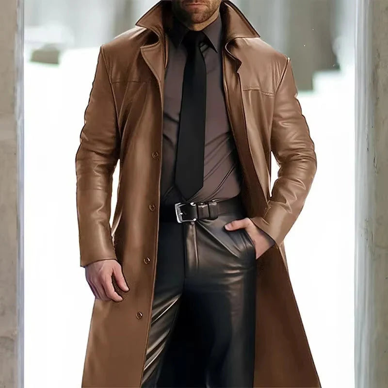 Anthony | Men’s Classic Button Down Trench Coat