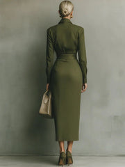 Eva | Cotton Blended Maxi Dress