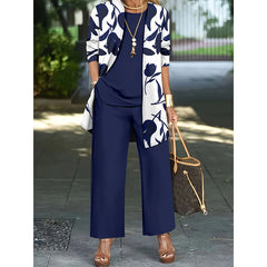 Women's Soft-Touch 3-Piece Floral Set