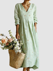 LENA | FLORAL MIDI DRESS